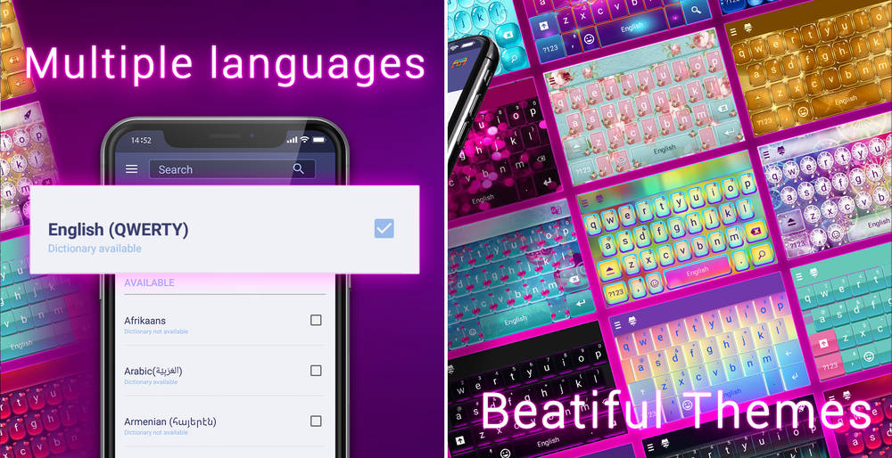 Скриншот Keyboard Themes For Android на андроид
