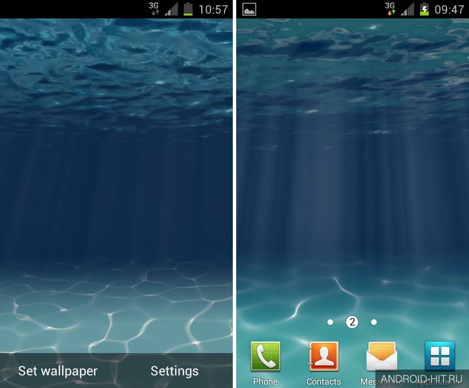 Скриншот Under the Sea Live Wallpaper на андроид Скриншот Under the Sea Live Wallpaper на андроид