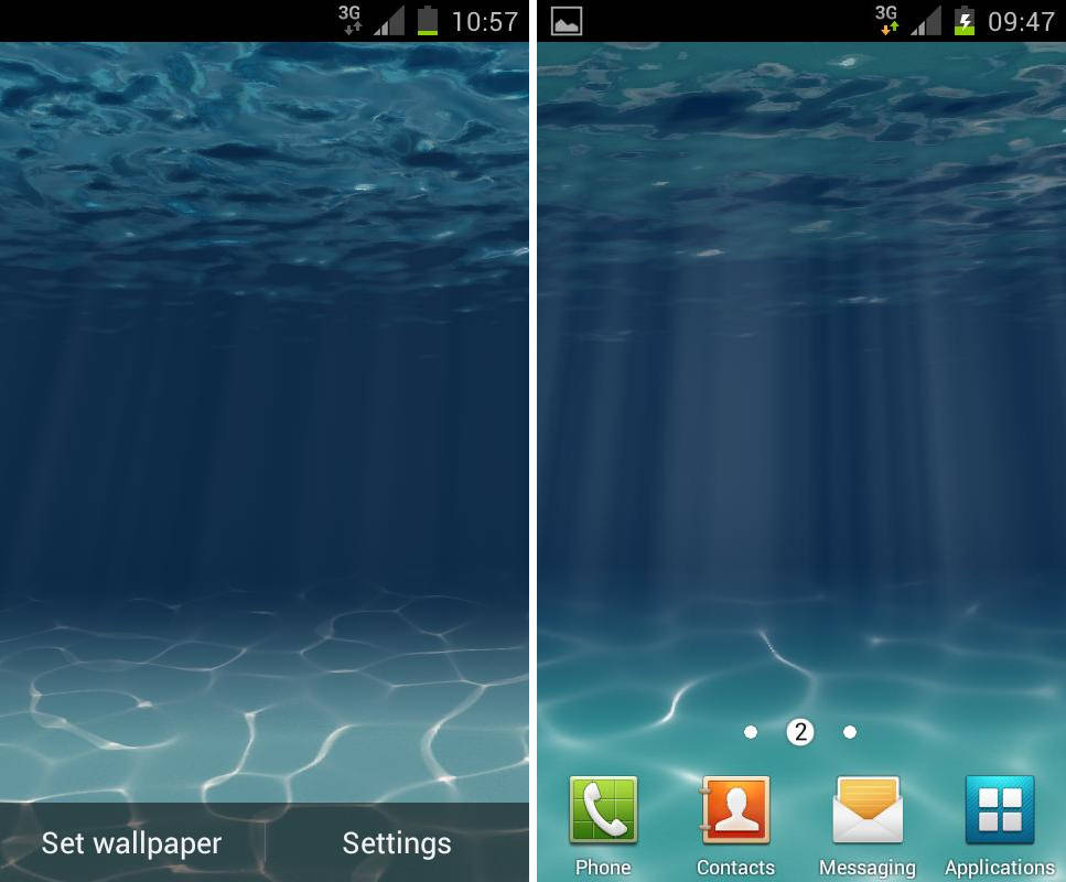 Скриншот Under the Sea Live Wallpaper на андроид
