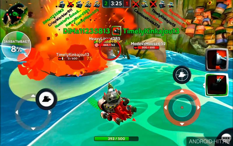 Скриншот Battle Bay на андроид Скриншот Battle Bay на андроид