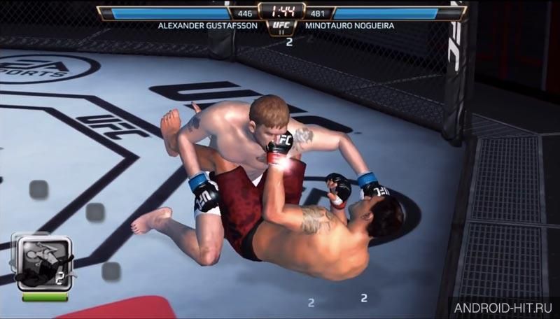 Скриншот EA Sports UFC на андроид Скриншот EA Sports UFC на андроид