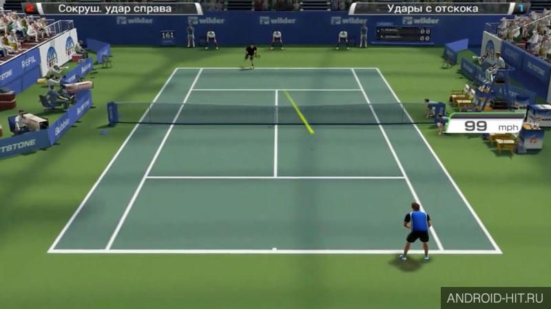 Скриншот Virtua Tennis Challenge на андроид Скриншот Virtua Tennis Challenge на андроид