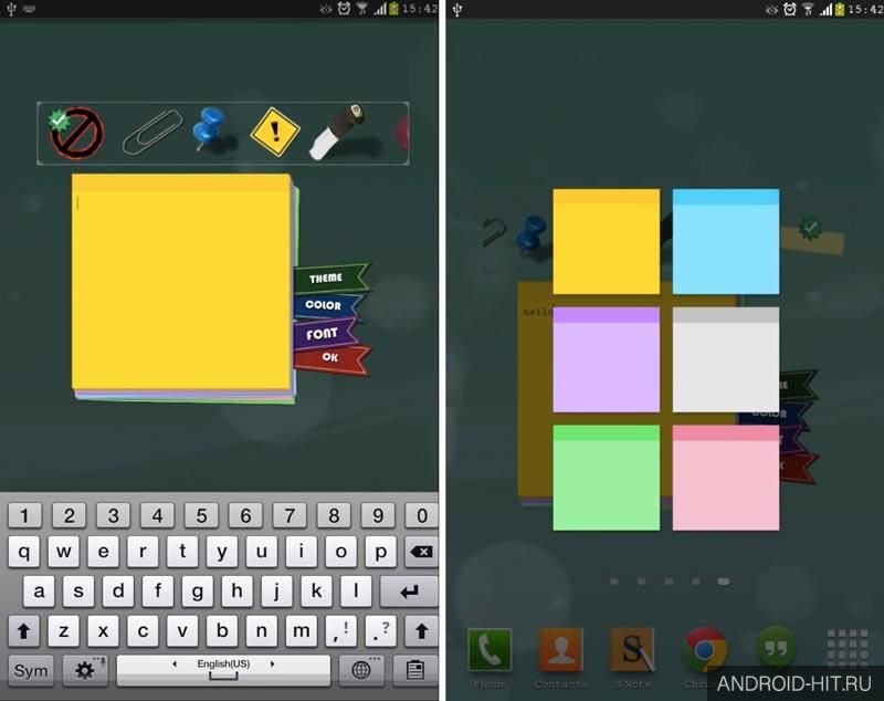 Скриншот Sticky Notes Widget на андроид