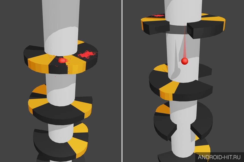 Скриншот Helix Jump на андроид