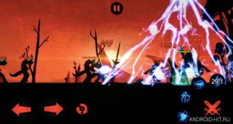 Скриншот League of Stickman на андроид Скриншот League of Stickman на андроид