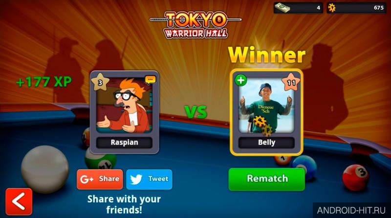 Скриншот 8 Ball Pool на андроид