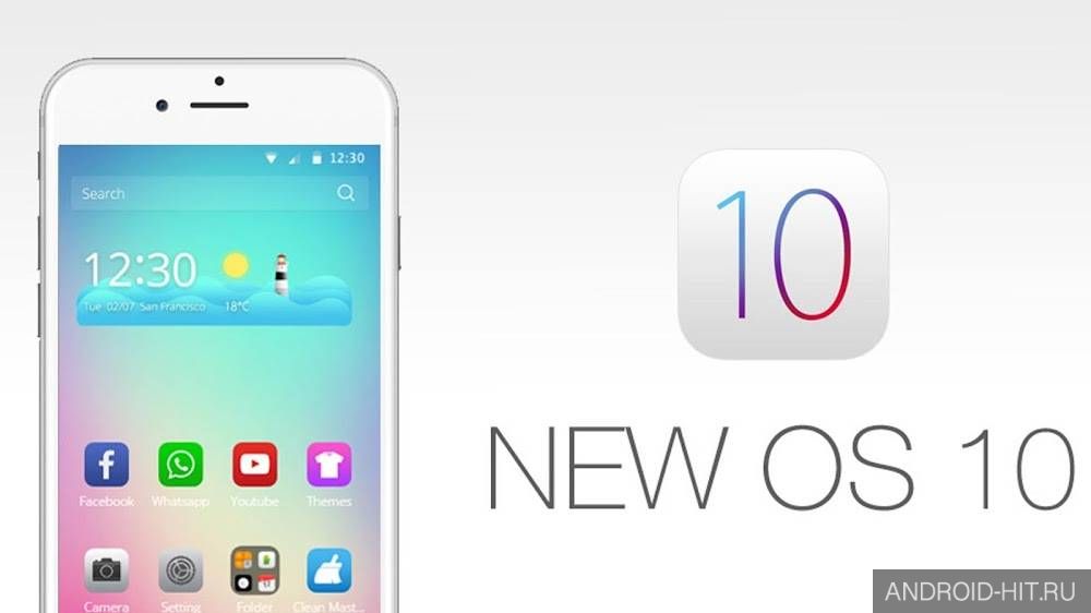 Скриншот OS 10 Theme на андроид