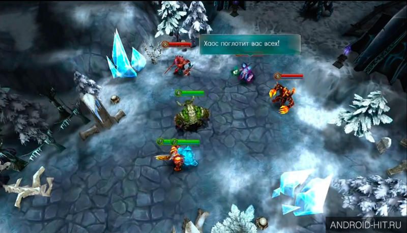 Скриншот Heroes of Order & Chaos на андроид