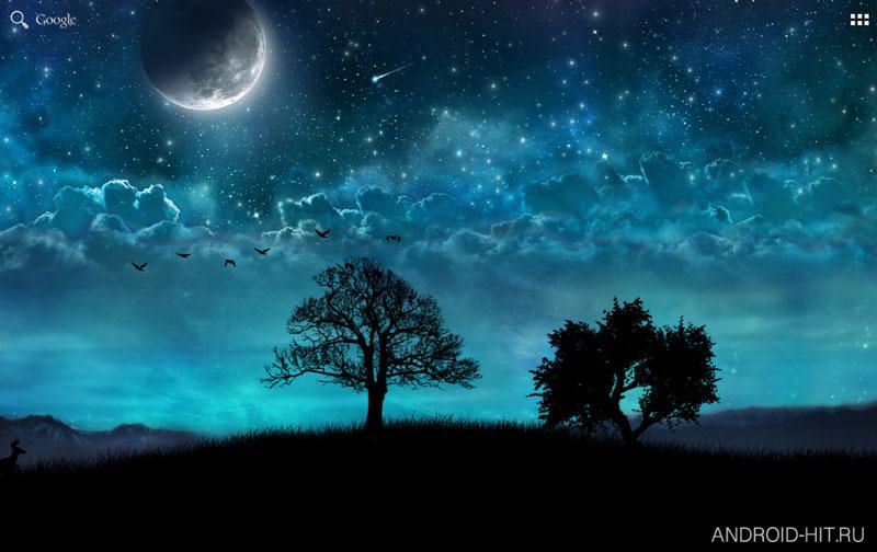 Скриншот Dream Night Pro Live Wallpaper на андроид Скриншот Dream Night Pro Live Wallpaper на андроид