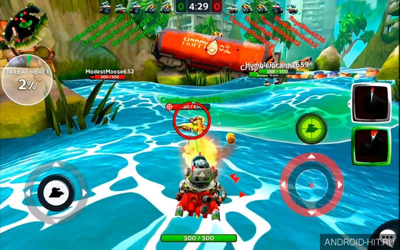 Скриншот Battle Bay на андроид Скриншот Battle Bay на андроид
