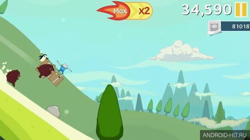 Скриншот Ski Safari: Adventure Time на андроид Скриншот Ski Safari: Adventure Time на андроид