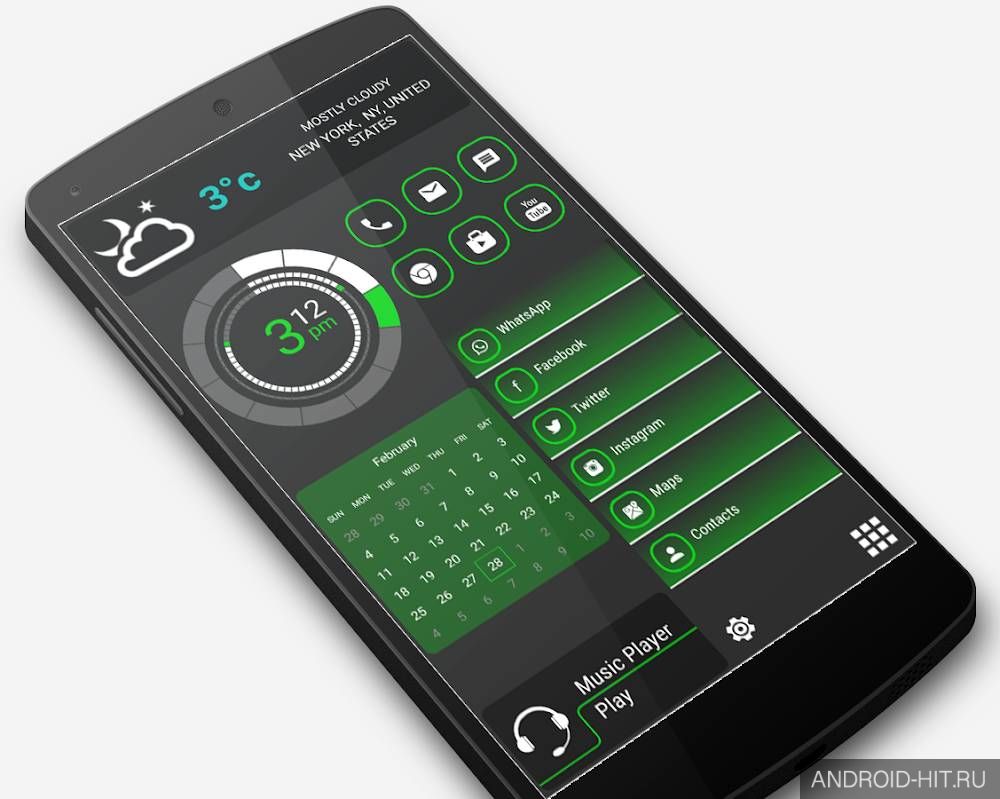 Скриншот Elegant Launcher 2 на андроид Скриншот Elegant Launcher 2 на андроид