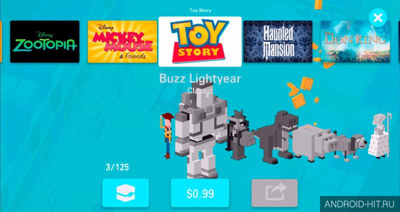 Скриншот Disney Crossy Road на андроид