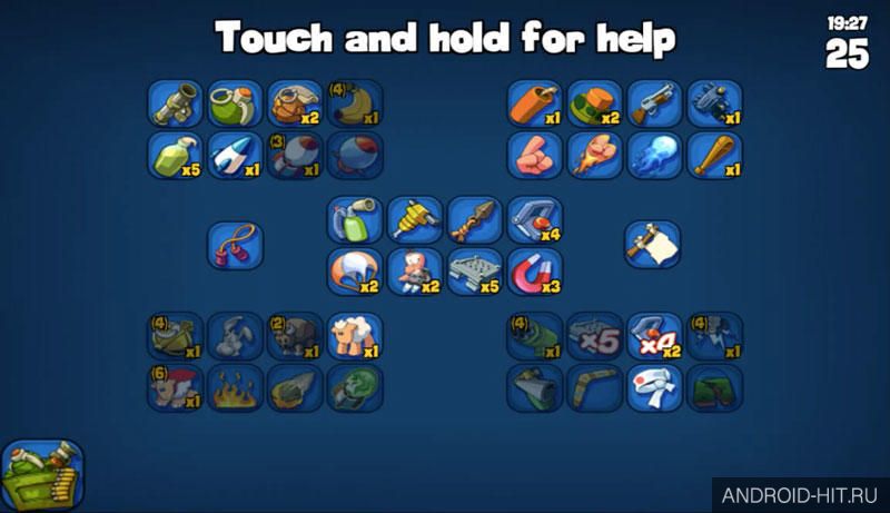 Скриншот Worms 2: Armageddon на андроид Скриншот Worms 2: Armageddon на андроид