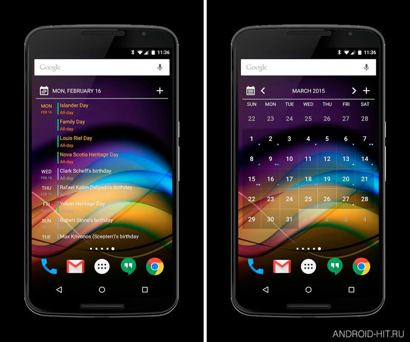 Скриншот Chronus: Information Widgets на андроид