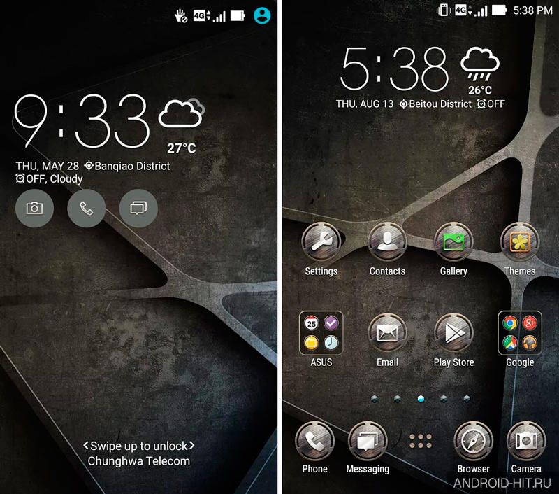 Скриншот Iron ASUS ZenUI Theme на андроид