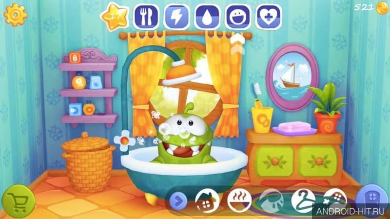 Скриншот My Om Nom на андроид Скриншот My Om Nom на андроид
