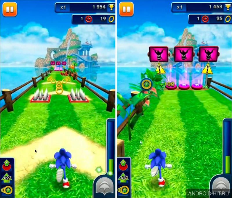 Скриншот Sonic Dash на андроид