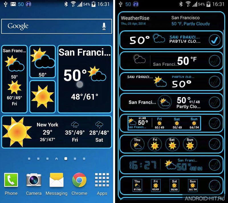 Скриншот Weather Rise на андроид Скриншот Weather Rise на андроид