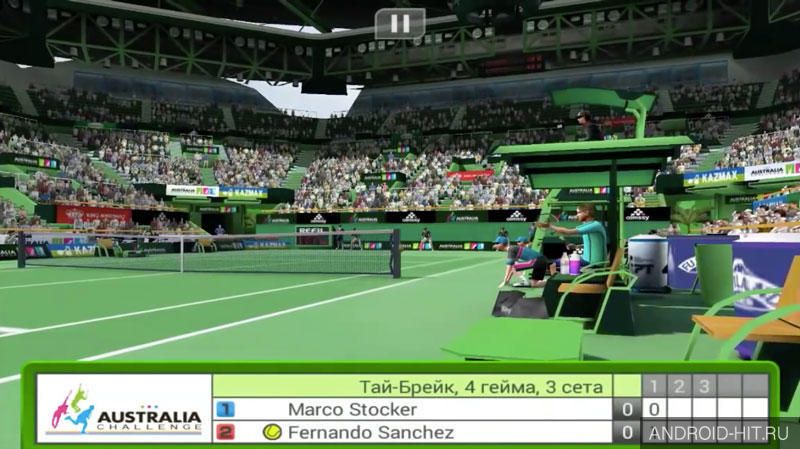 Скриншот Virtua Tennis Challenge на андроид Скриншот Virtua Tennis Challenge на андроид