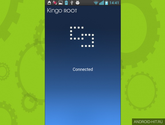 Скриншот Root-права Kingo Root на андроид