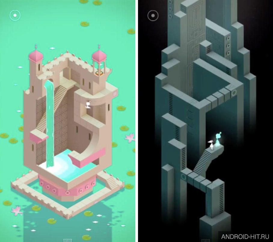 Скриншот Monument Valley на андроид Скриншот Monument Valley на андроид