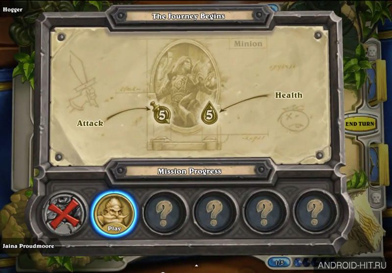 Скриншот Hearthstone Heroes of Warcraft на андроид Скриншот Hearthstone Heroes of Warcraft на андроид