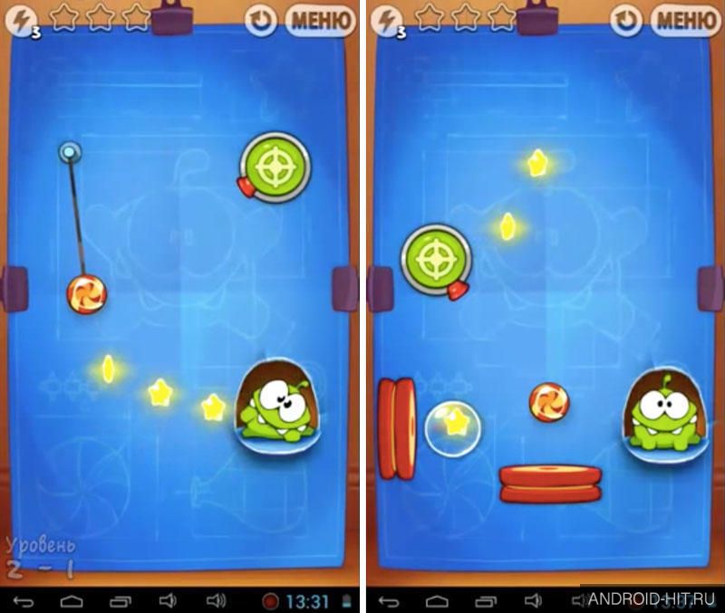 Скриншот Cut the Rope: Experiments на андроид Скриншот Cut the Rope: Experiments на андроид