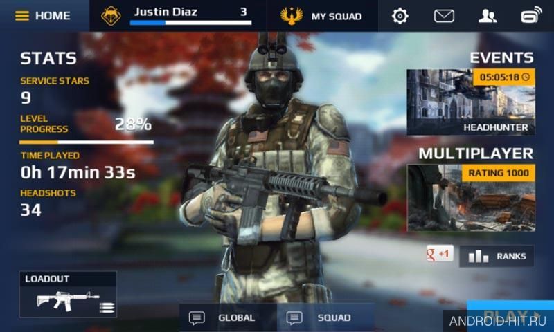 Скриншот Modern Combat 5: Blackout на андроид Скриншот Modern Combat 5: Blackout на андроид