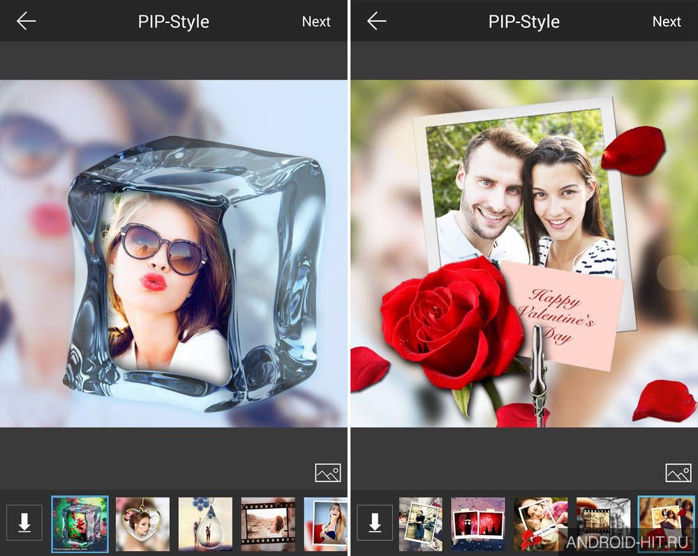Скриншот PIP Camera Photo Editor на андроид Скриншот PIP Camera Photo Editor на андроид