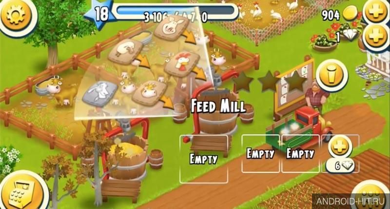 Скриншот Hay Day на андроид Скриншот Hay Day на андроид