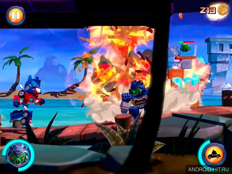 Скриншот Angry Birds Transformers на андроид