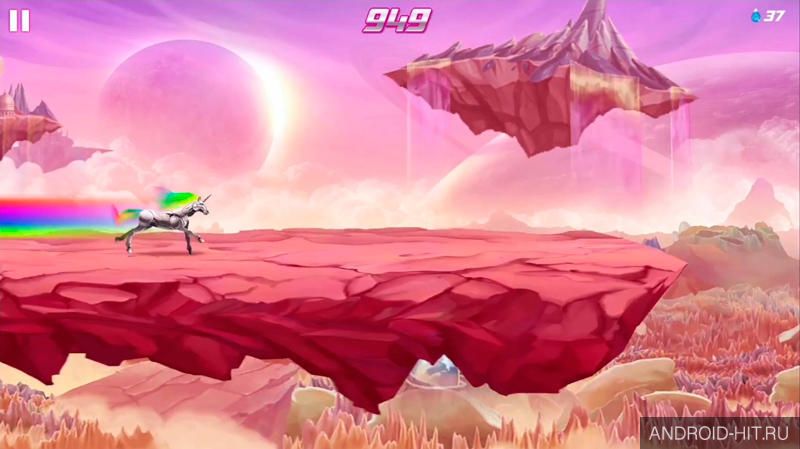 Скриншот Robot Unicorn Attack 2 на андроид