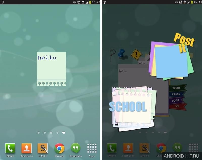Скриншот Sticky Notes Widget на андроид