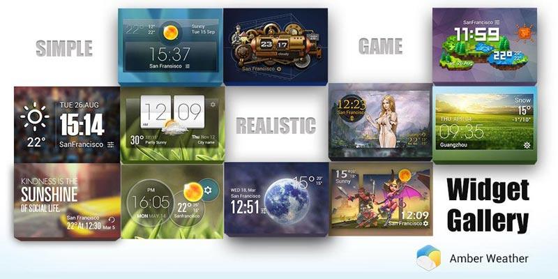 Скриншот HD Transparent Weather Clock на андроид