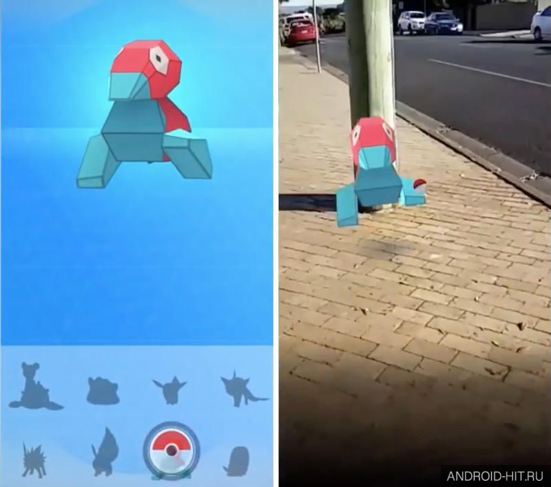 Скриншот Pokemon GO на андроид Скриншот Pokemon GO на андроид