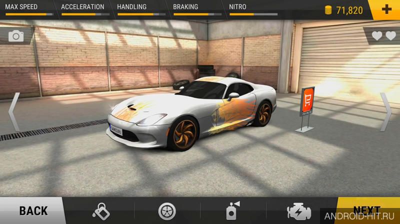 Скриншот Racing Fever на андроид