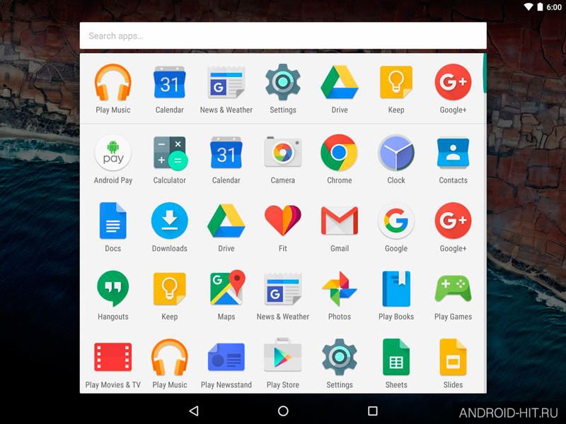 Скриншот Google Старт на андроид