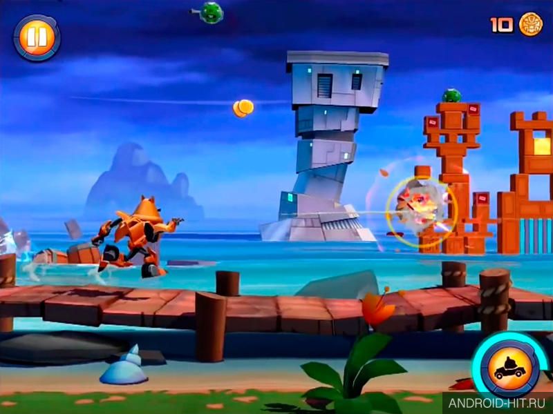 Скриншот Angry Birds Transformers на андроид