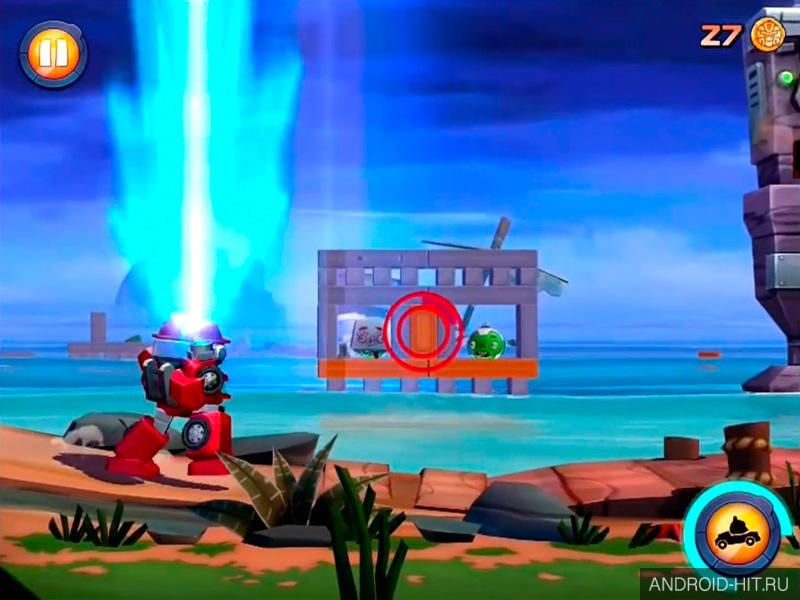 Скриншот Angry Birds Transformers на андроид