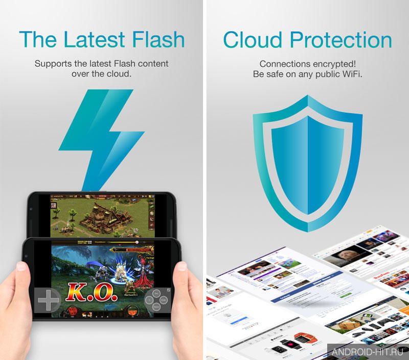Скриншот Puffin Browser Pro на андроид