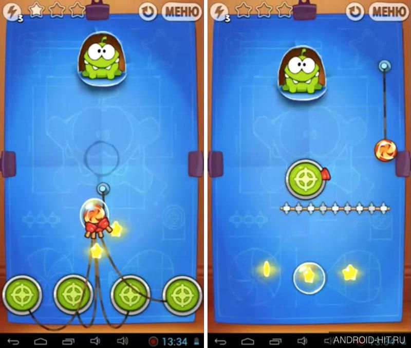 Скриншот Cut the Rope: Experiments на андроид Скриншот Cut the Rope: Experiments на андроид