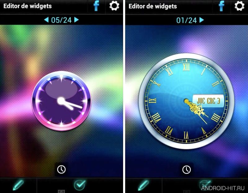 Скриншот Beautiful Clock Widget Pro на андроид