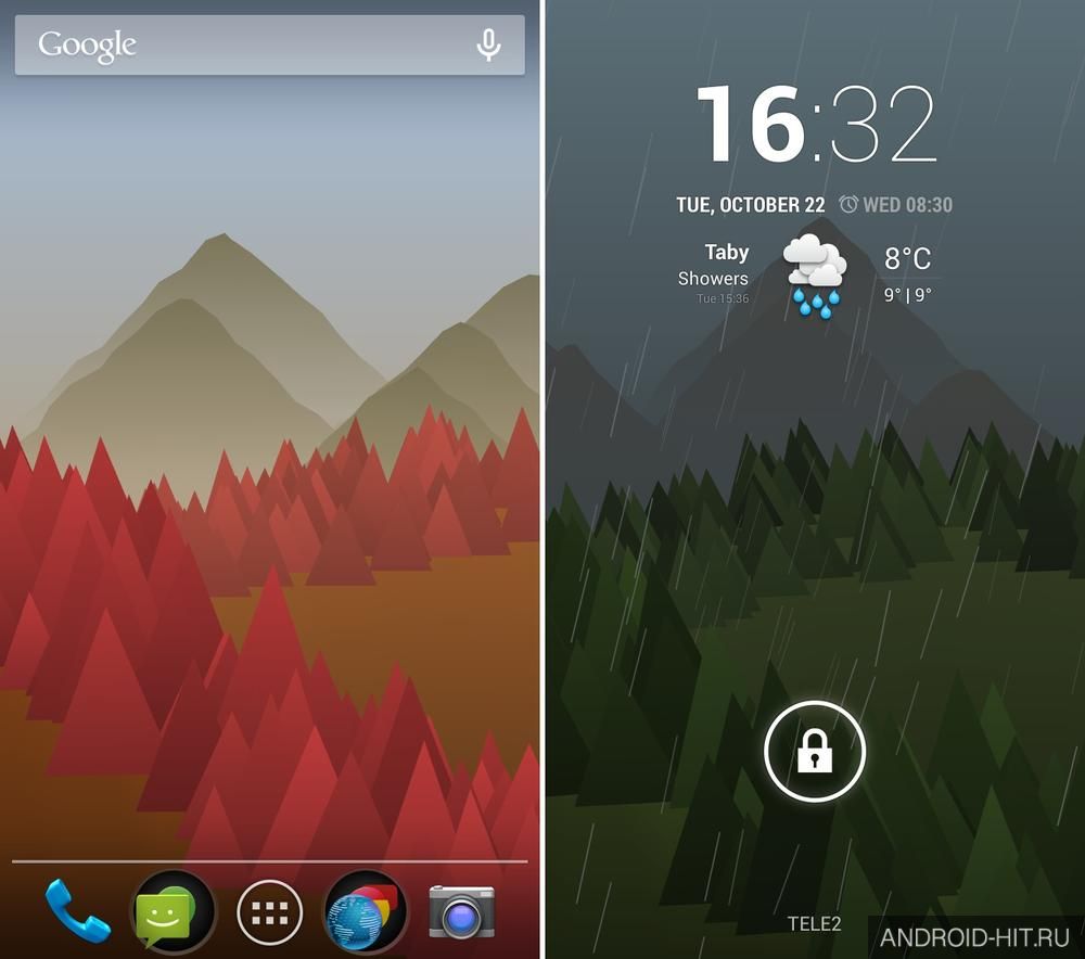 Скриншот Forest Live Wallpaper на андроид Скриншот Forest Live Wallpaper на андроид