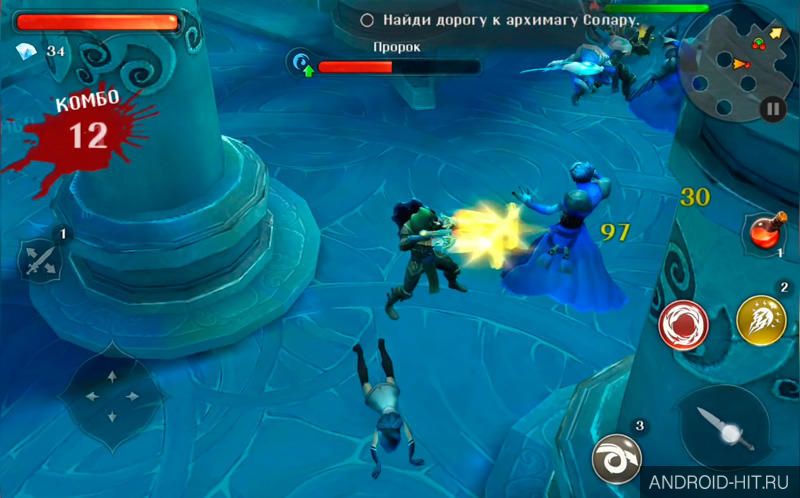 Скриншот Dungeon Hunter 5 на андроид