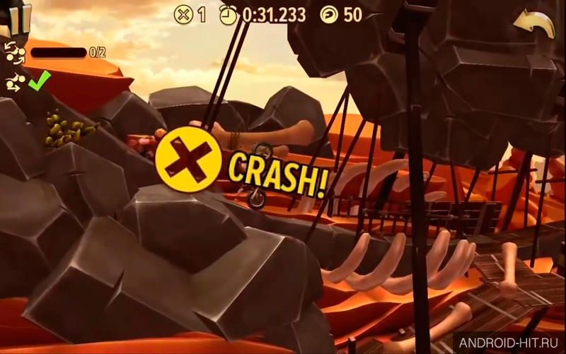 Скриншот Trials Frontier на андроид Скриншот Trials Frontier на андроид
