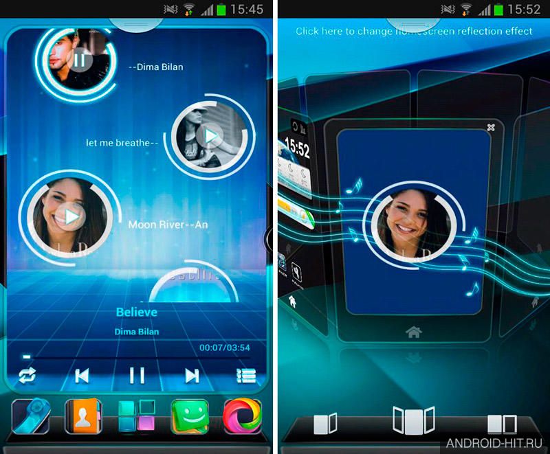 Скриншот Next Music Widget на андроид