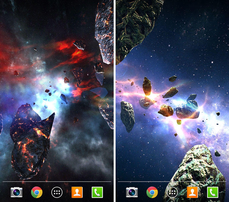 Скриншот Asteroids Pack на андроид